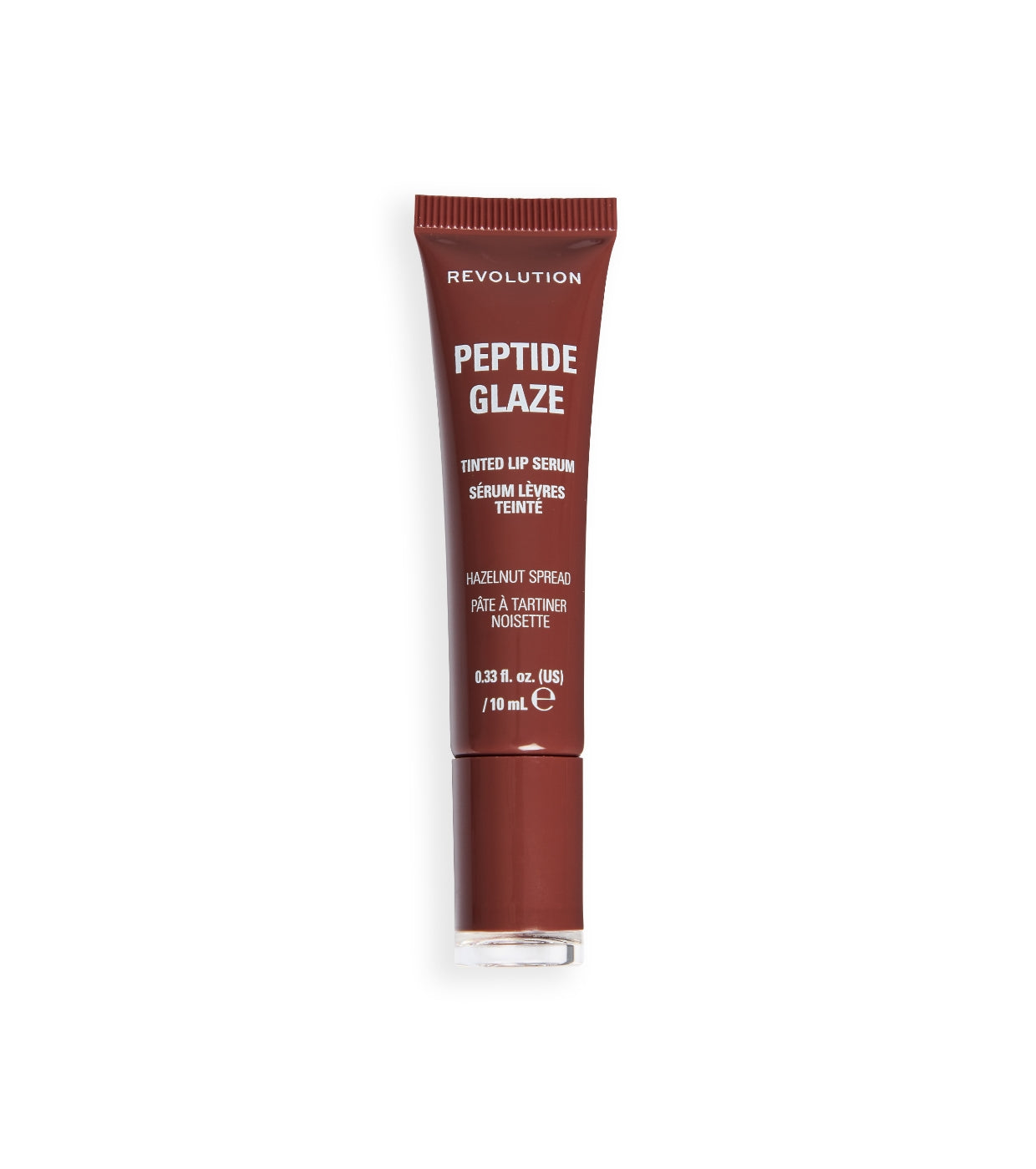 Makeup Revolution - Tinte labial con sérum Peptide Glaze - Hazelnut Spread