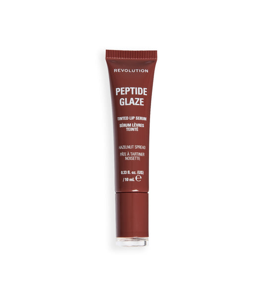 Makeup Revolution - Tinta labial com sérum Peptide Glaze - Hazelnut Spread