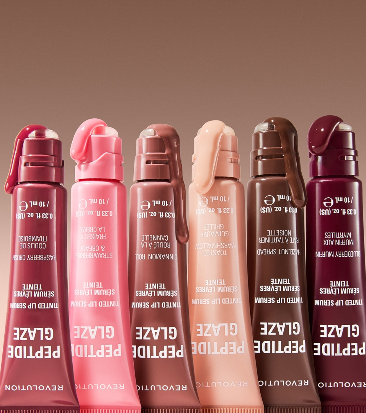 Makeup Revolution - Tinte labial con sérum Peptide Glaze - Raspberry Crush