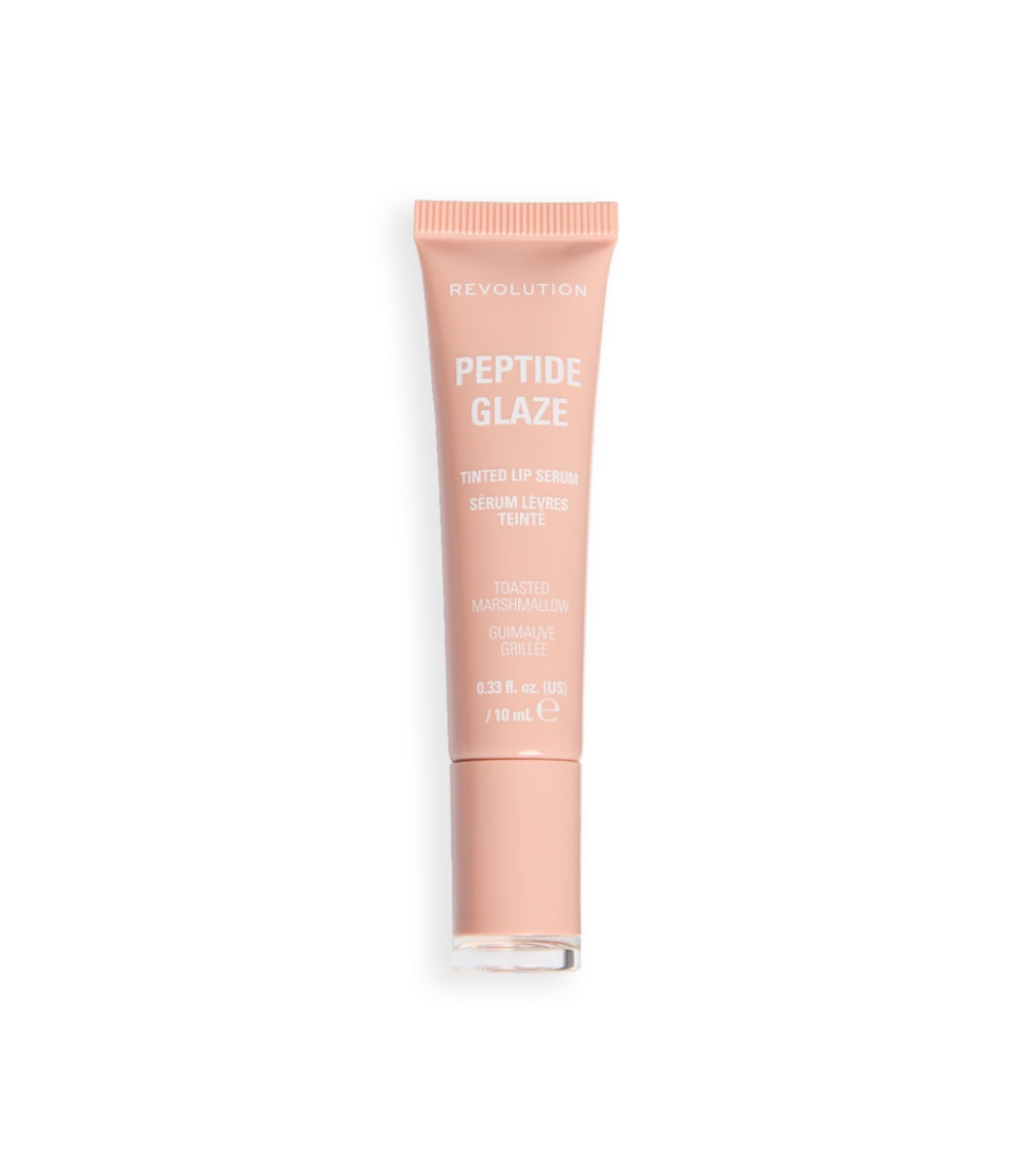 Makeup Revolution - Tinte labial con sérum Peptide Glaze - Toasted Marshmallow
