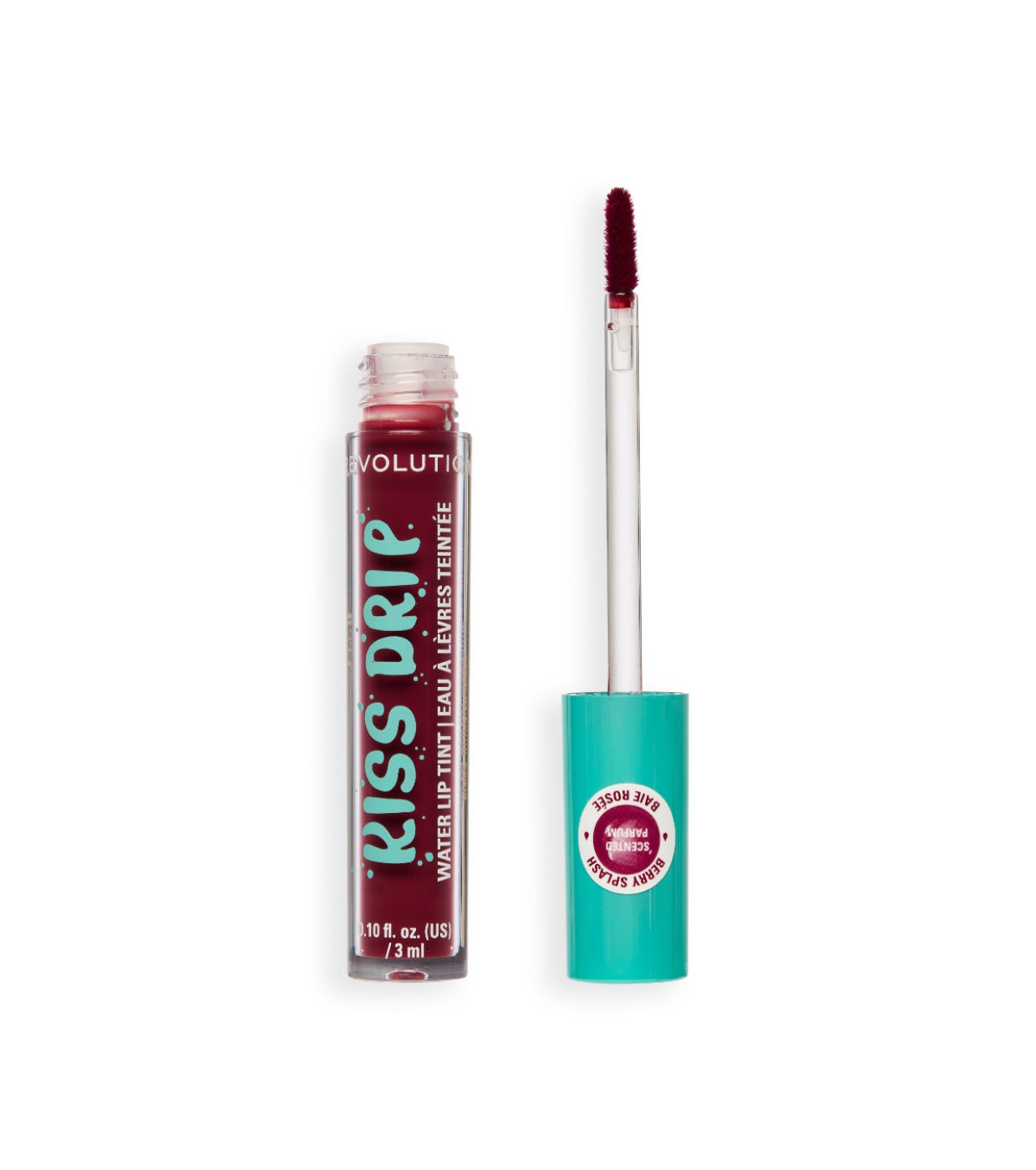 Makeup Revolution - Tinte labial Kiss Drip Water - Berry Splash