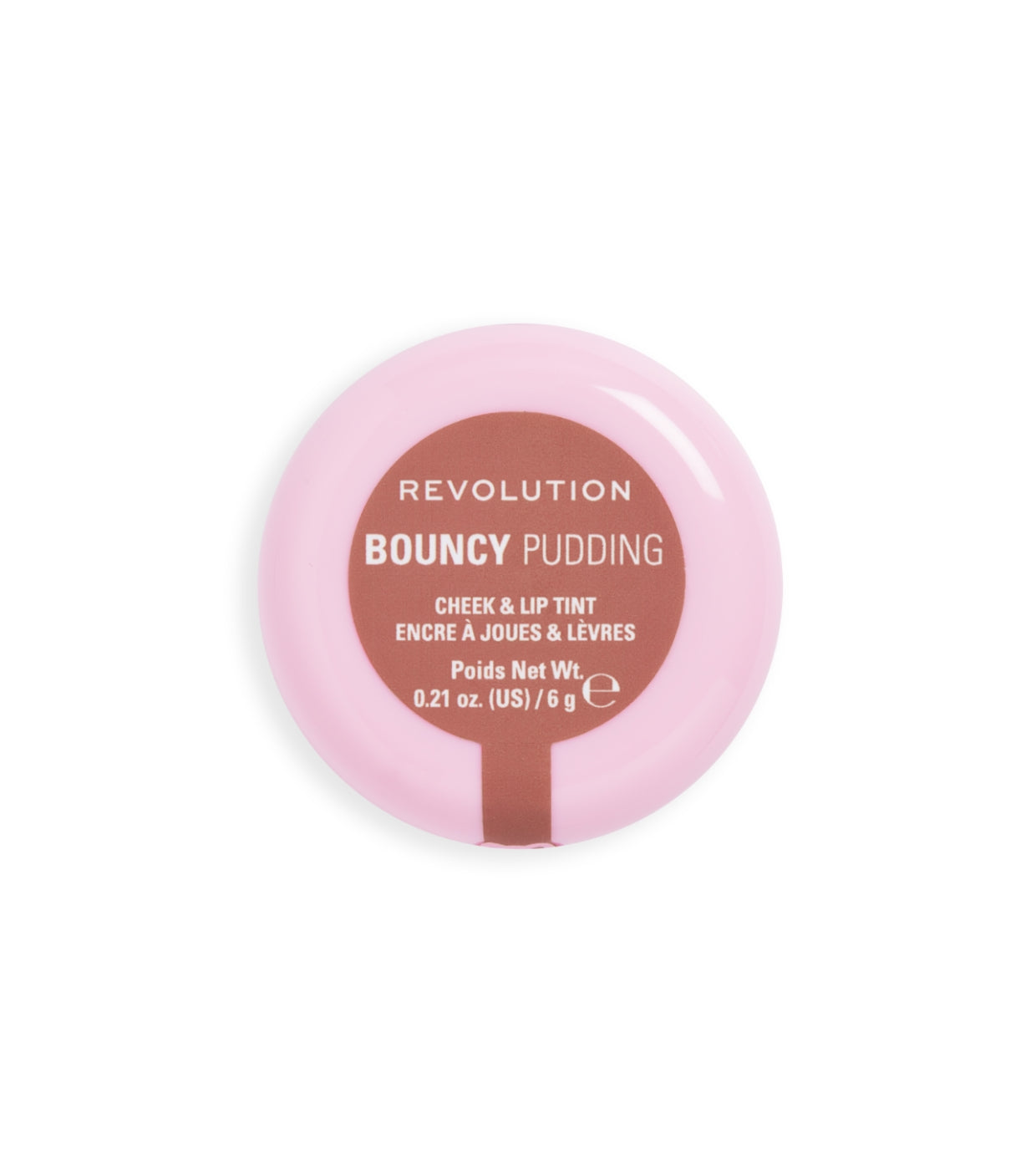 Makeup Revolution - Tinte para mejillas y labios Bouncy Pudding - Hazy Nude