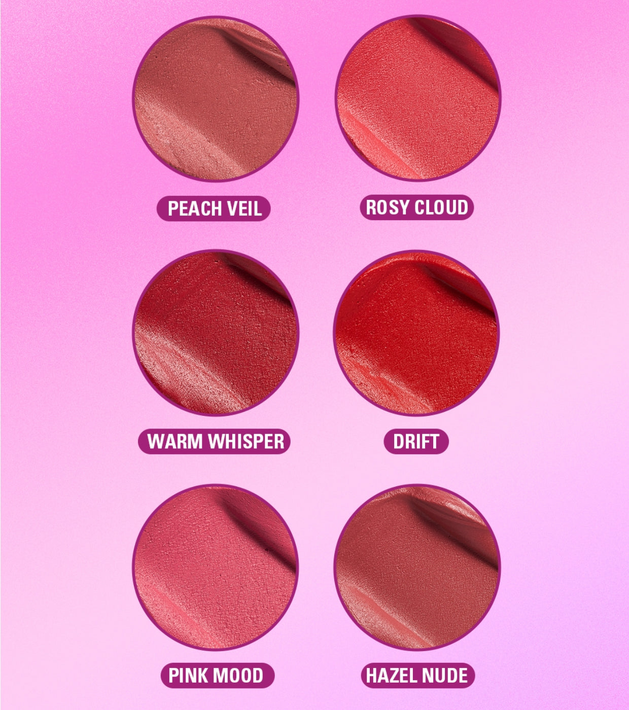 Makeup Revolution - Tinte para mejillas y labios Bouncy Pudding - Rosy Cloud