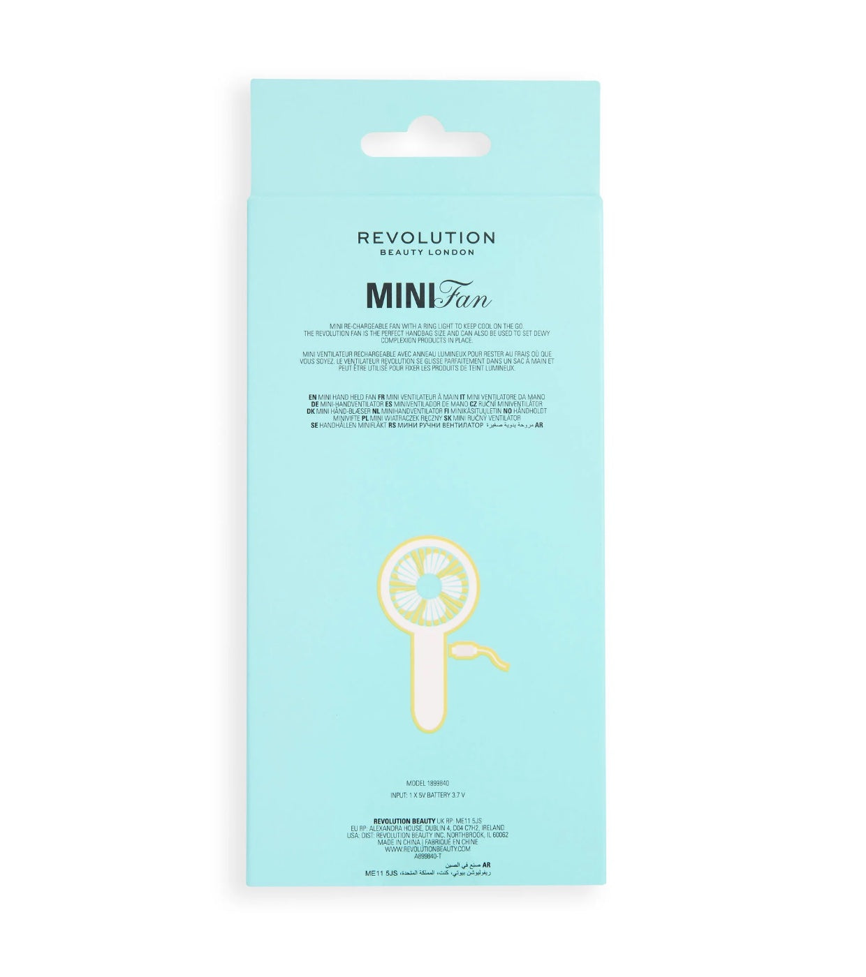 Makeup Revolution - *Poolside* - Ventilador de mano eléctrico