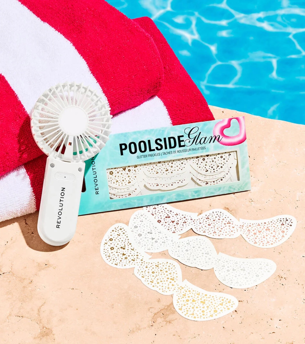 Makeup Revolution - *Poolside* - Ventilador de mano eléctrico
