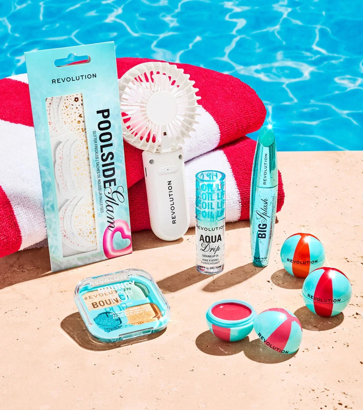Makeup Revolution - *Poolside* - Ventilador de mano eléctrico