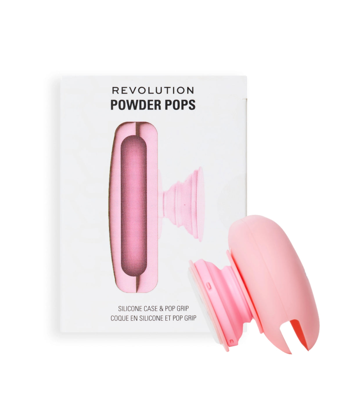Makeup Revolution - Agarre adhesivo para el móvil Powder Pops - Pink