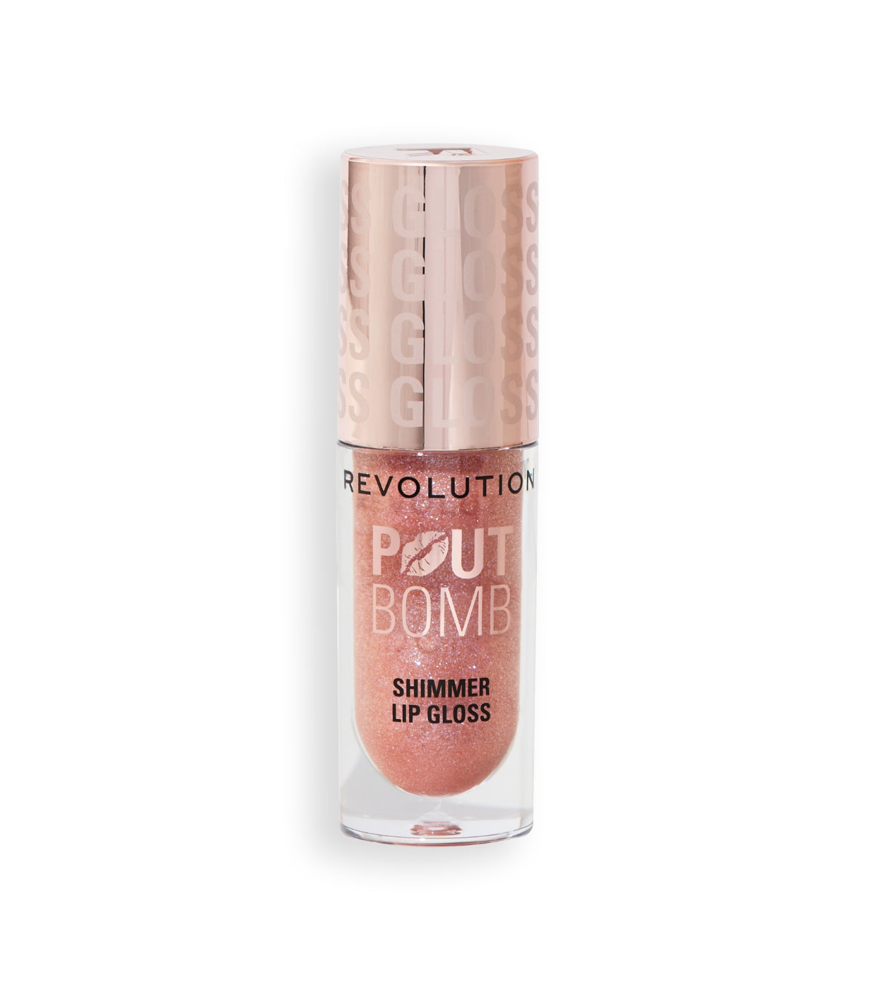 Revolution - Brillo de labios con Shimmer Pout Bomb - Shimmer Nude