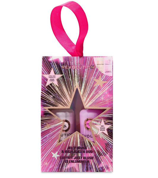 Revolution - Set de regalo con colorete e iluminador jelly