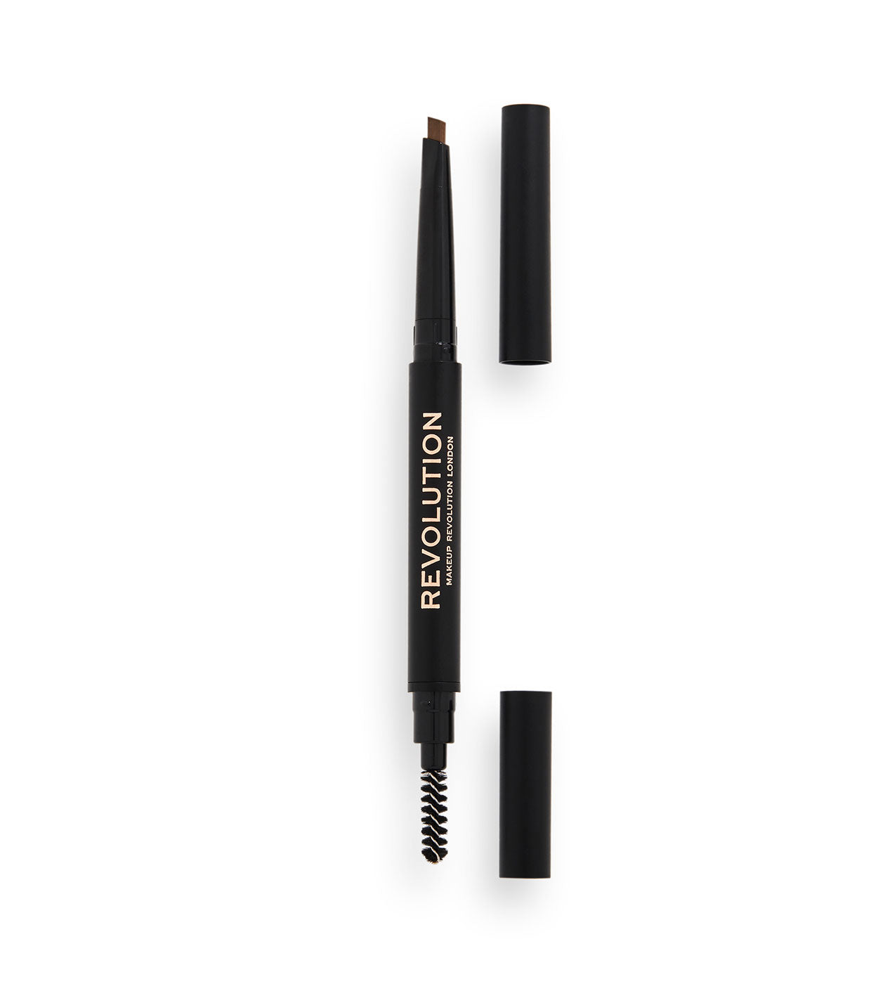 Makeup Revolution - Lápiz para cejas Duo Brow Definer - Light Brown