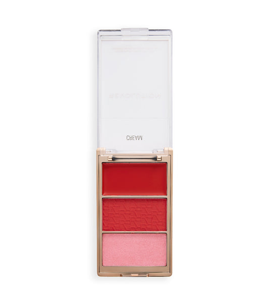 Revolution - Paleta de coloretes Icon Blush - Rebellious Red