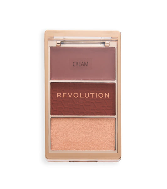 Revolution - Paleta de coloretes Icon Blush - Teddy Nude