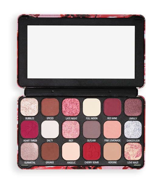 Revolution - Paleta de Sombras Forever Flawless - Cherry Rebel Red