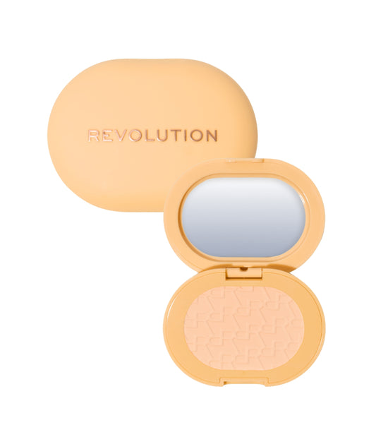 Makeup Revolution - Polvos compactos Powder Pops Instant Blur - Banana