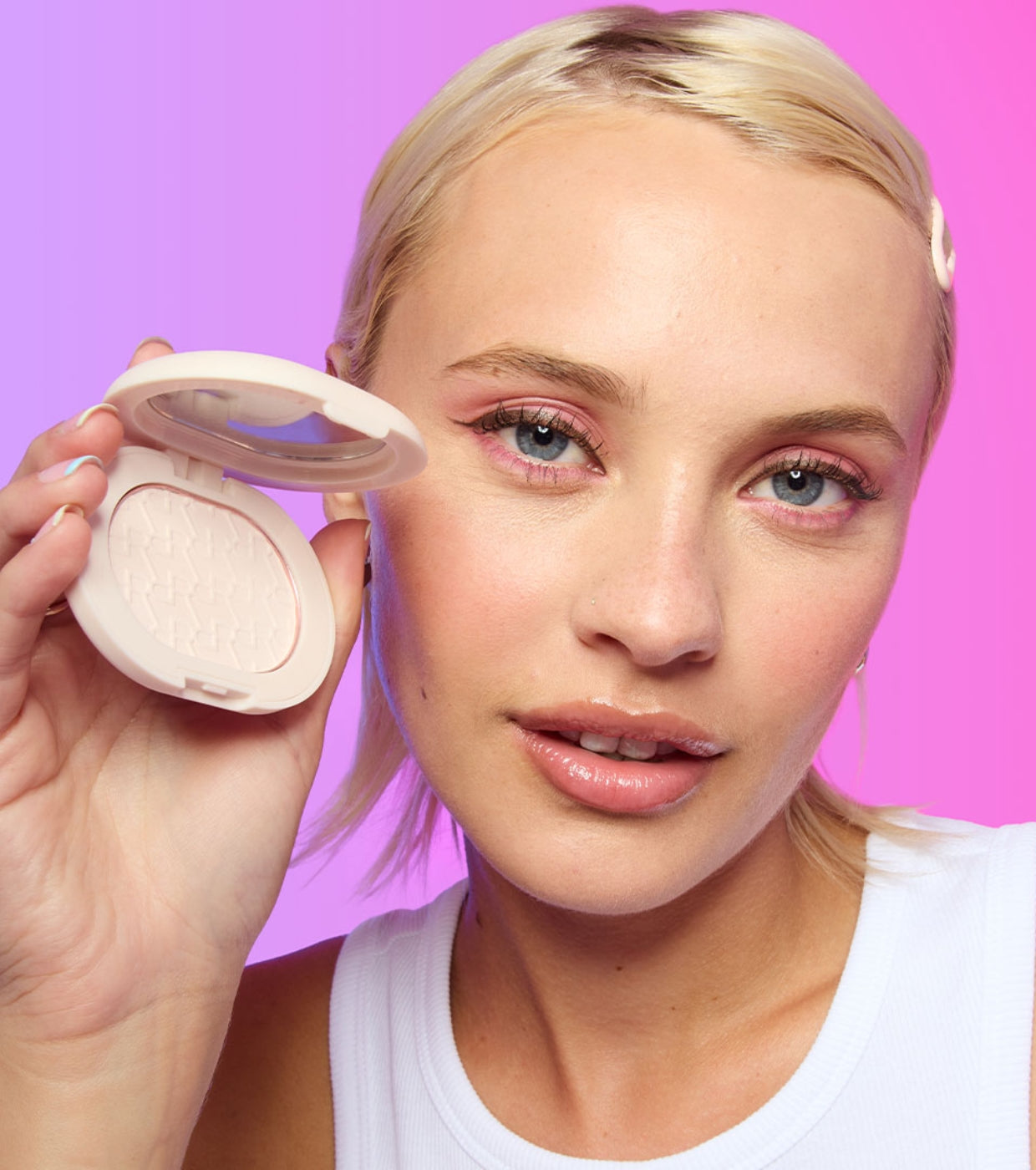 Makeup Revolution - Polvos compactos Powder Pops Instant Blur - Translucent