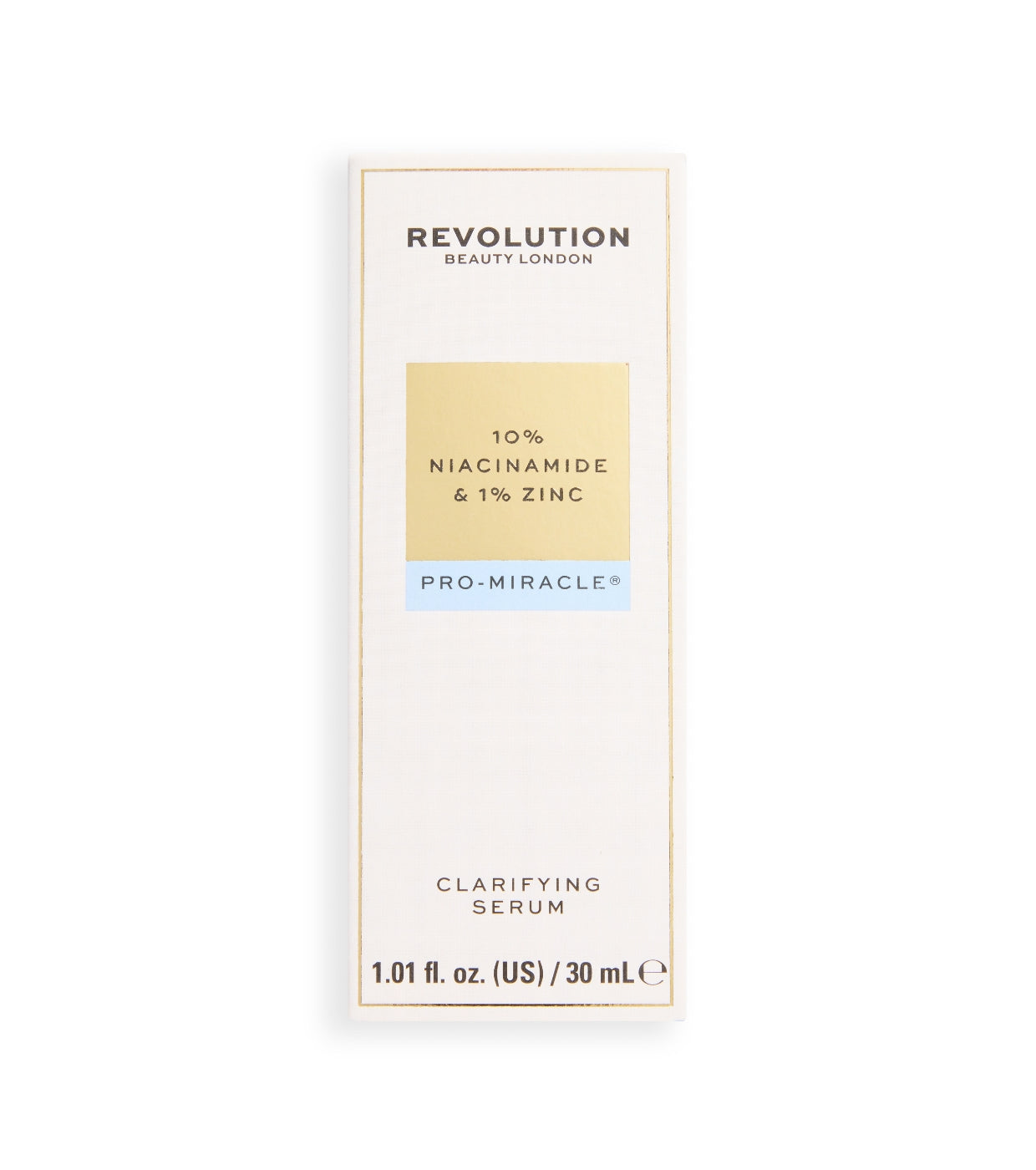 Revolution Pro - Sérum Facial Iluminador Miracle 10% Niacinamida 1% Zinco
