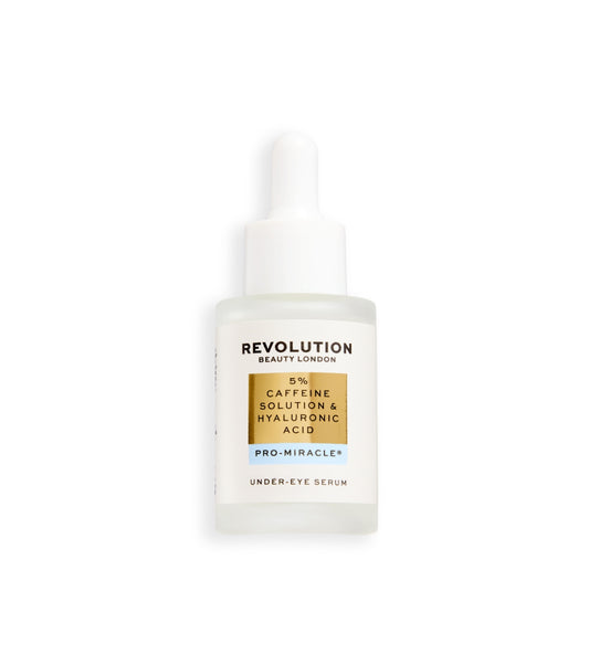Revolution Pro - Sérum para el contorno de ojos 5% Caffeine Solution Hyaluronic Acid Miracle