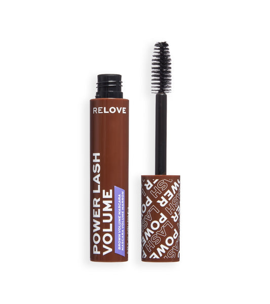 Revolution Relove - Máscara de Pestanas Power Lash Volume - Chocolate Brown