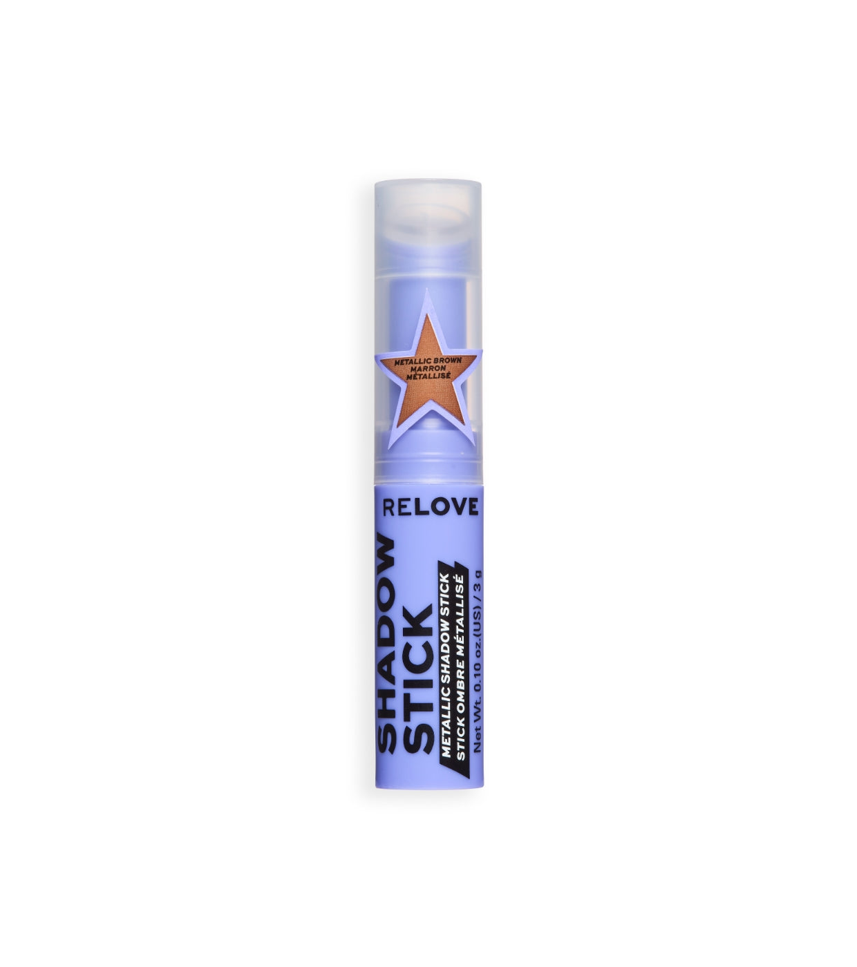 Revolution Relove - Sombras de ojos metálica en stick - Metallic Brown