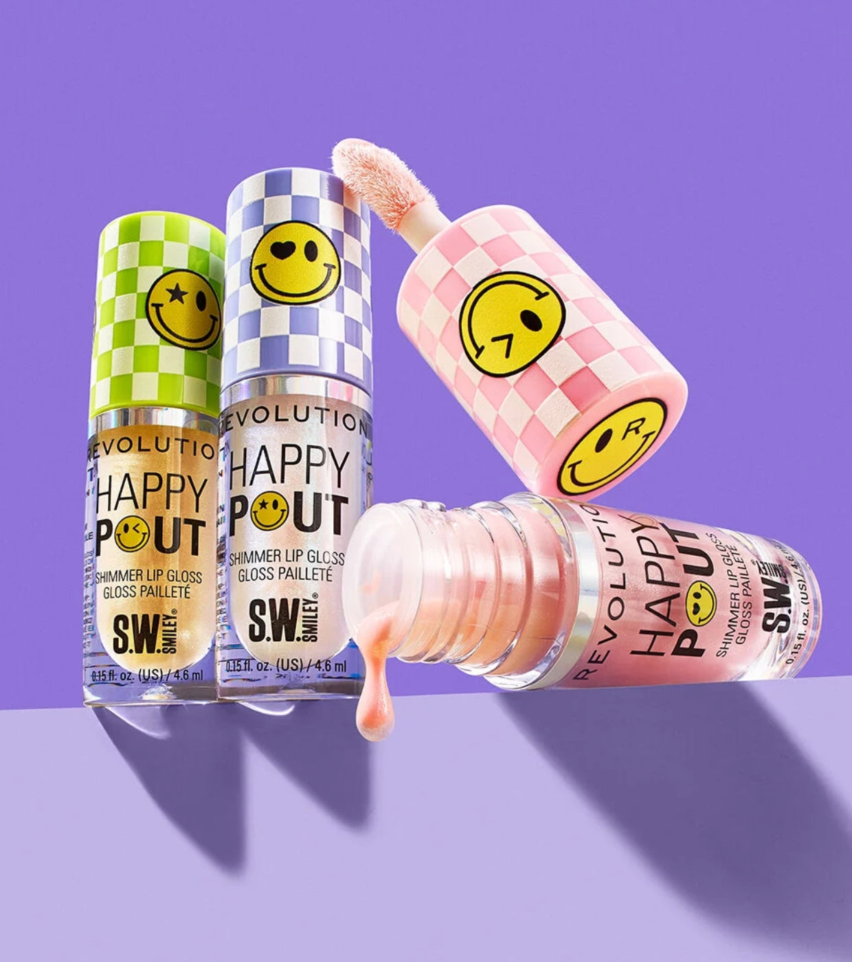 Makeup Revolution - *S.W.Smiley* - Brillo de labios Happy Pout - Pink Bliss