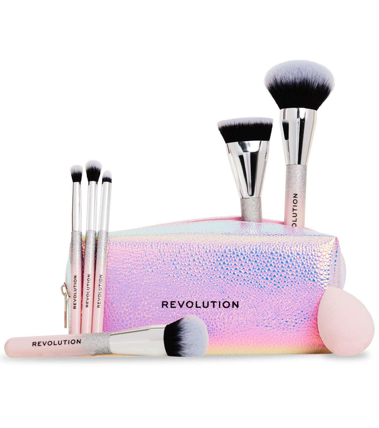 Revolution - Set de neceser con brochas de maquillaje Glam Up Brush Set