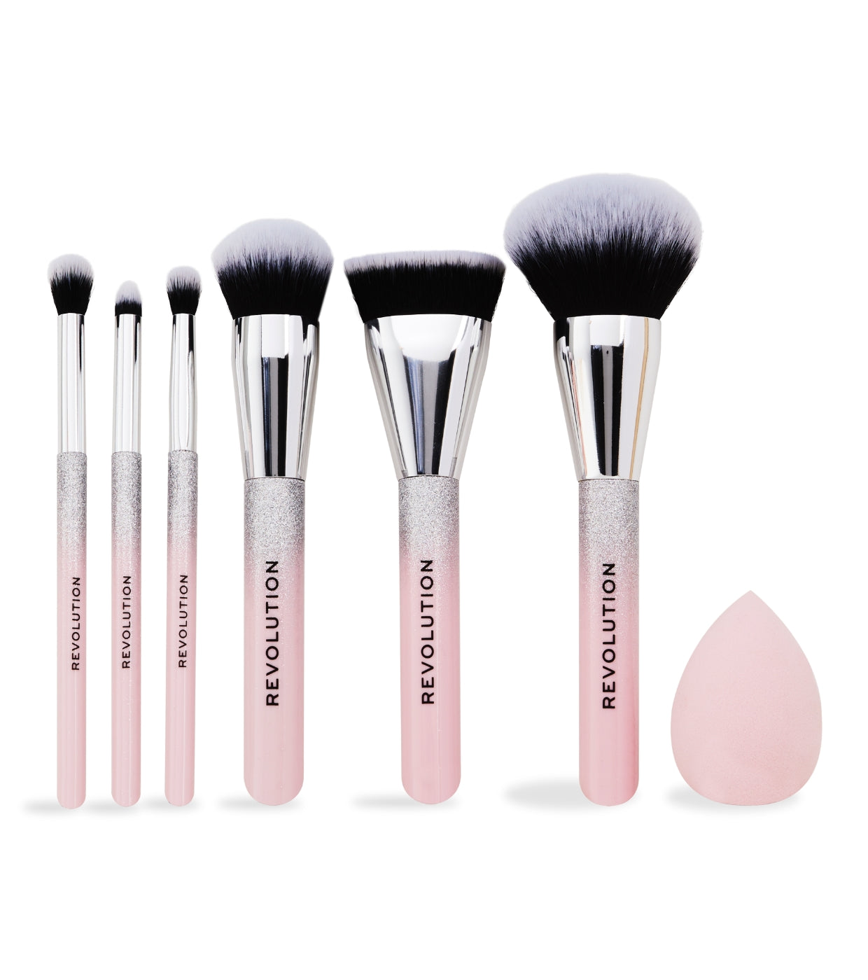 Revolution - Set de neceser con brochas de maquillaje Glam Up Brush Set