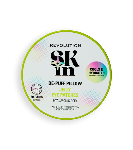 Revolution Skin - Parches hidrogel para ojos Jelly De-Puff Pillow