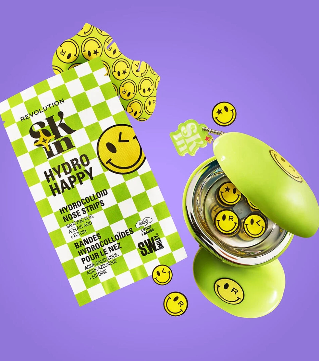 Revolution Skin - *S.W.Smiley* - Tiras para la nariz Hydro Happy Hydrocolloid