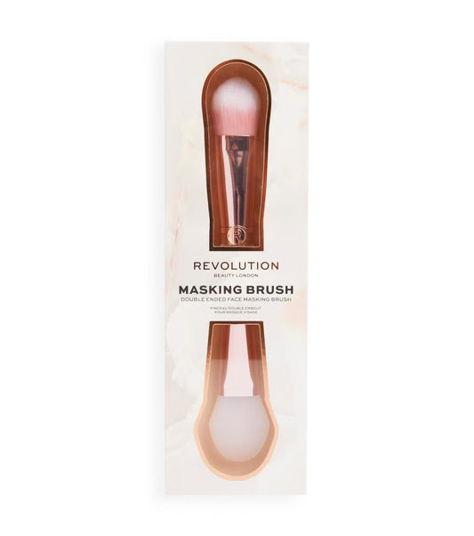Revolution Skincare - Brocha doble para mascarilla Double Ended Masking Brush