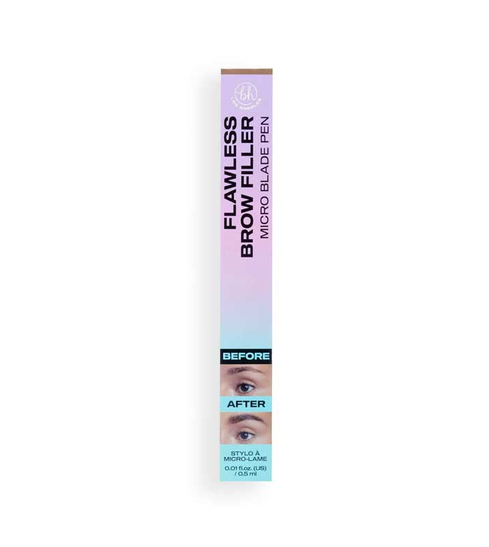 BH Cosmetics - Lápiz para cejas Flawless Brow Filler Pen - Medium Brown