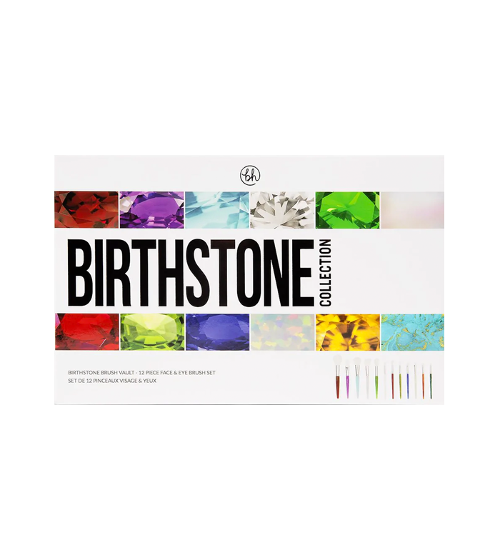 BH Cosmetics - Set de brochas y pinceles Birthstone Vault