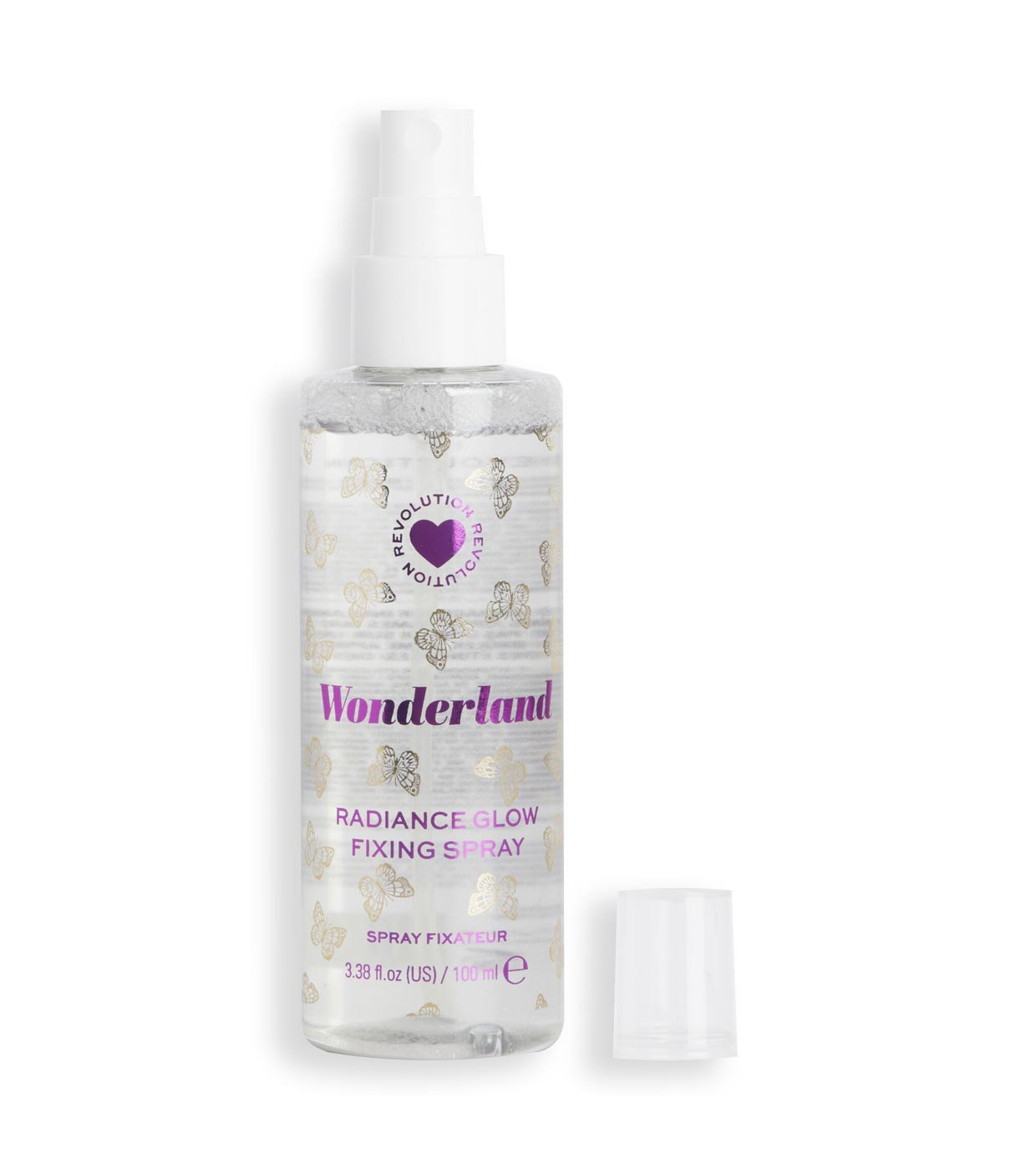 I Heart Revolution - *Butterfly* - Spray fijador de maquillaje Wonderland Radiance Glow