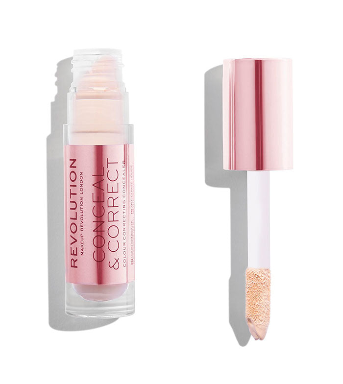 Makeup Revolution - Corrector líquido Conceal & Correct - Banana