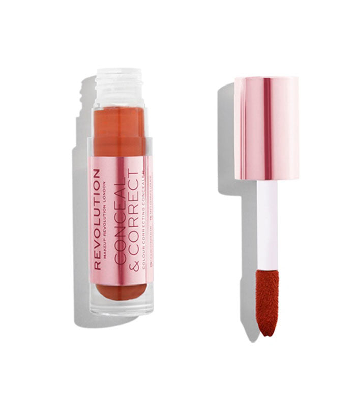 Makeup Revolution - Corrector líquido Conceal & Correct - Orange