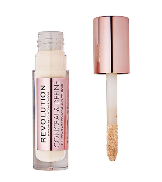 Makeup Revolution - Corrector líquido Conceal & Define - C1