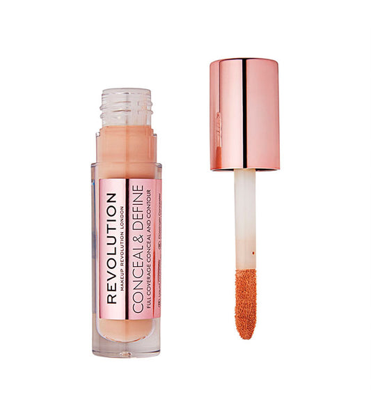 Makeup Revolution - Corrector líquido Conceal & Define -C10.5