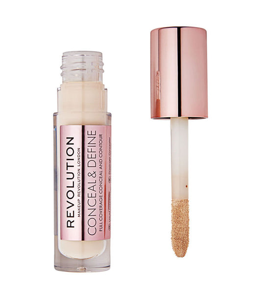 Makeup Revolution - Corrector líquido Conceal & Define - C2