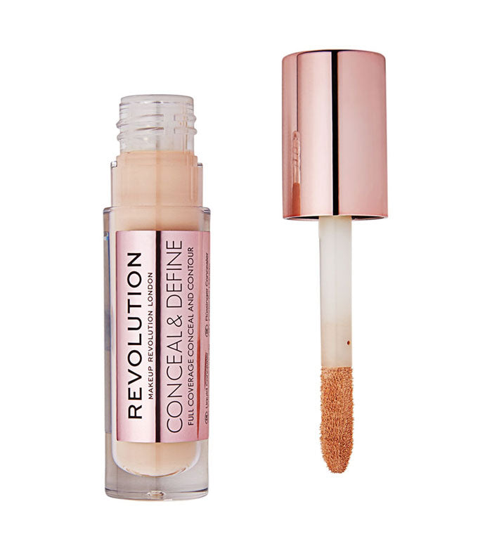 Makeup Revolution - Corrector líquido Conceal & Define - C7