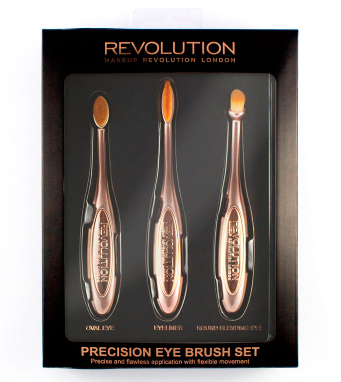 Makeup Revolution - Set de Brochas Precision Eye