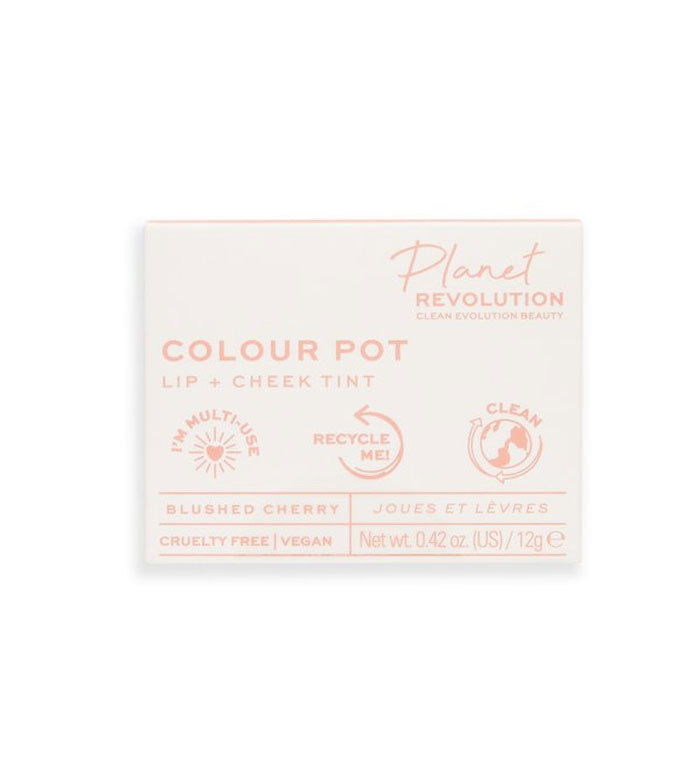 Planet Revolution - Tinte para labios y mejillas The Colour Pot - Blushed Cherry