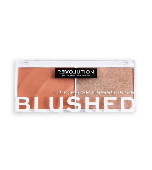 Revolution Relove - Dúo colorete e iluminador Colour Play Blushed - Queen