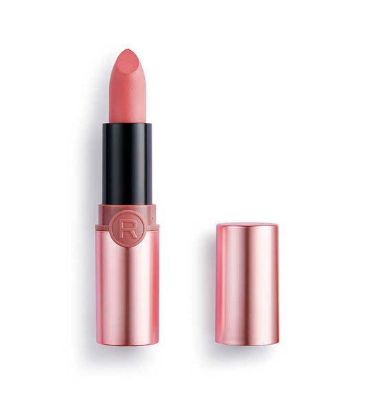 Revolution - Barra de Labios Powder Matte Lipstick - Teddy
