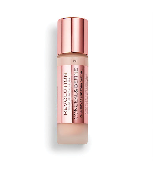 Revolution - Base de maquillaje Conceal & Define - F3