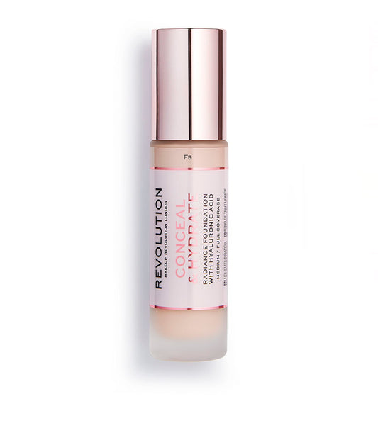 Revolution - Base de maquillaje Conceal & Hydrate - F5