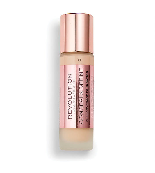 Revolution - Base de maquillaje Conceal & Define - F6