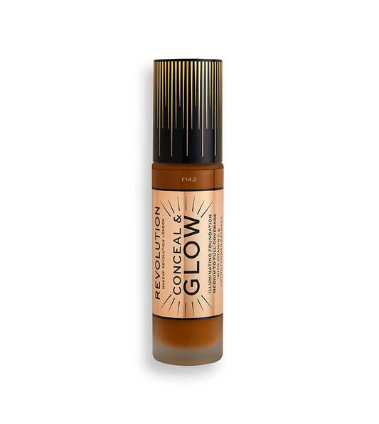 Revolution - Base de maquillaje Conceal & Glow - F14.2