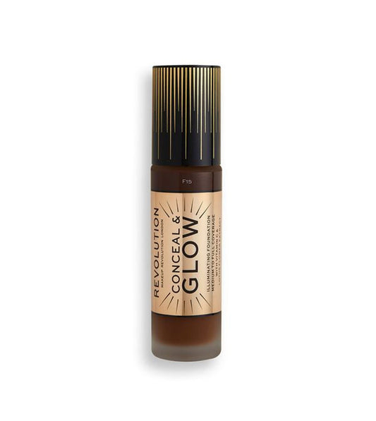 Revolution - Base de maquillaje Conceal & Glow - F15
