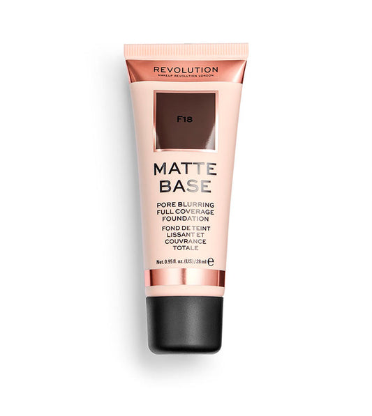 Revolution - Base de maquillaje Matte Base - F18