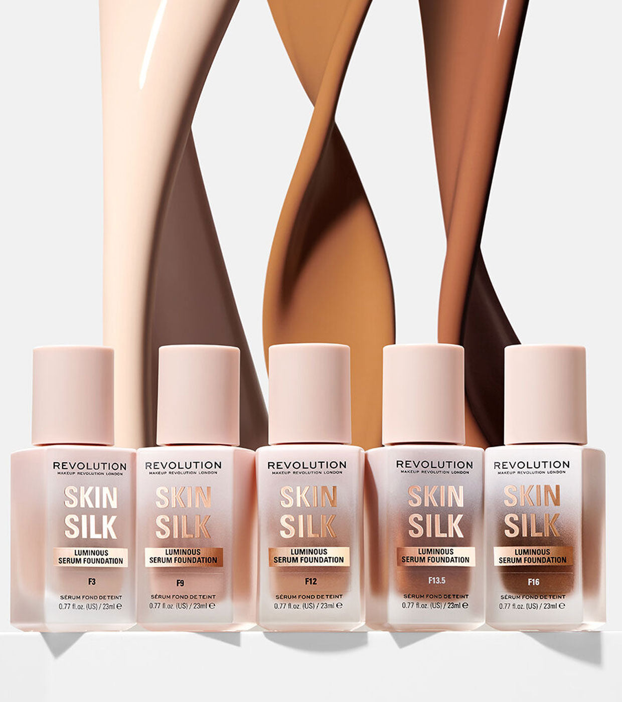 Revolution - Base de maquillaje Skin Silk Serum Foundation - F10.5