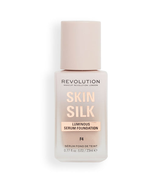 Revolution - Base de maquillaje Skin Silk Serum Foundation - F4